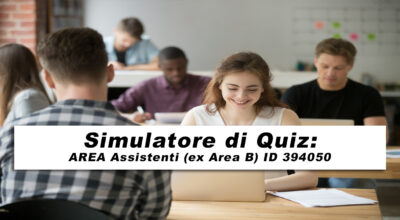 Simulatore di Quiz: AREA Assistenti (ex Area B)