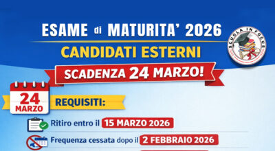 Esame di Maturità 2026: candidati esterni, scadenza domande il 24 marzo