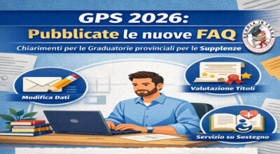 GPS 2026: le nuove FAQ per la compilazione della domanda