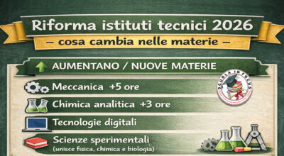 Riforma degli istituti tecnici 2026