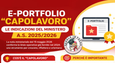 E-Portfolio e “Capolavoro”: confermate anche per il 2025/2026