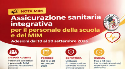 Assicurazione sanitaria integrativa per il personale della scuola