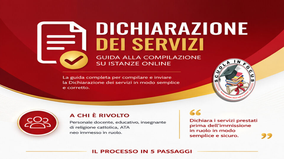Dichiarazione dei servizi su Istanze Online: guida completa alla compilazione